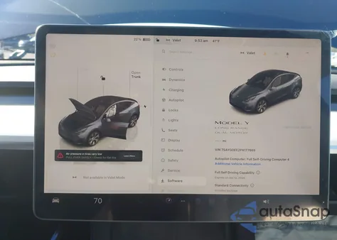 2023 Tesla Model Y Awd/Long Range Dual Motor All-Wheel Drive из США, поврежденный, VIN 7SAYGDEE2PA177669